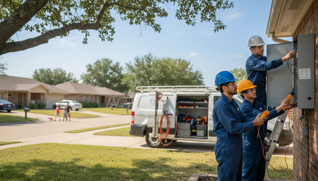 Certified electrician providing emergency electrical services in Brady, MT